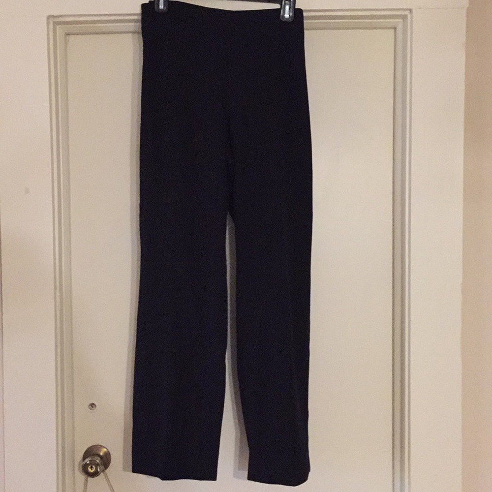 Black straight leg pants!